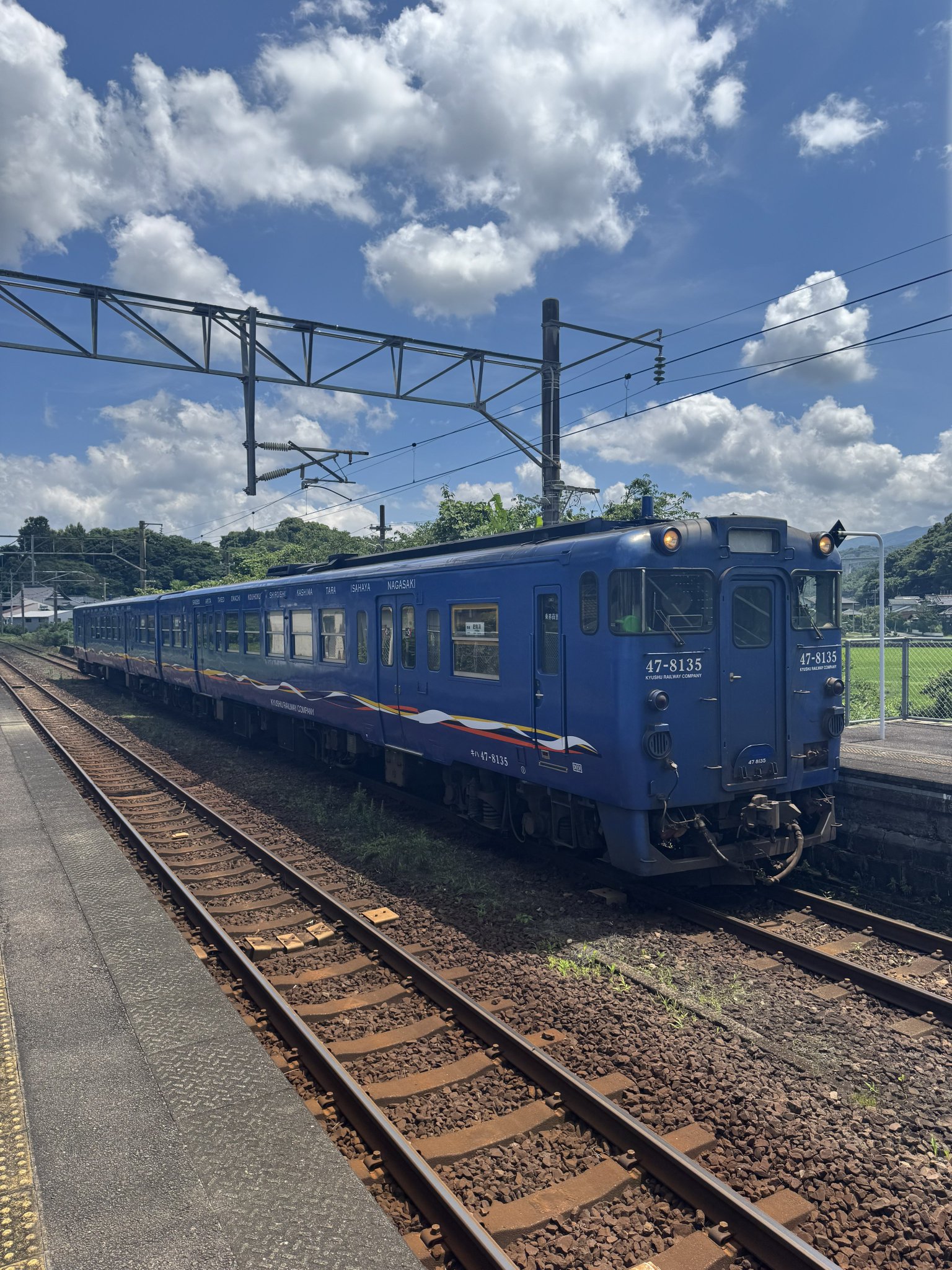 JR九州 キハ47 唐津車 運賃表示器(三陽電機製) ★ご自宅で即動作可能 JR九州キハ47形「Choo Choo 西九州 TRAIN」出発式にTAKAHIROも
