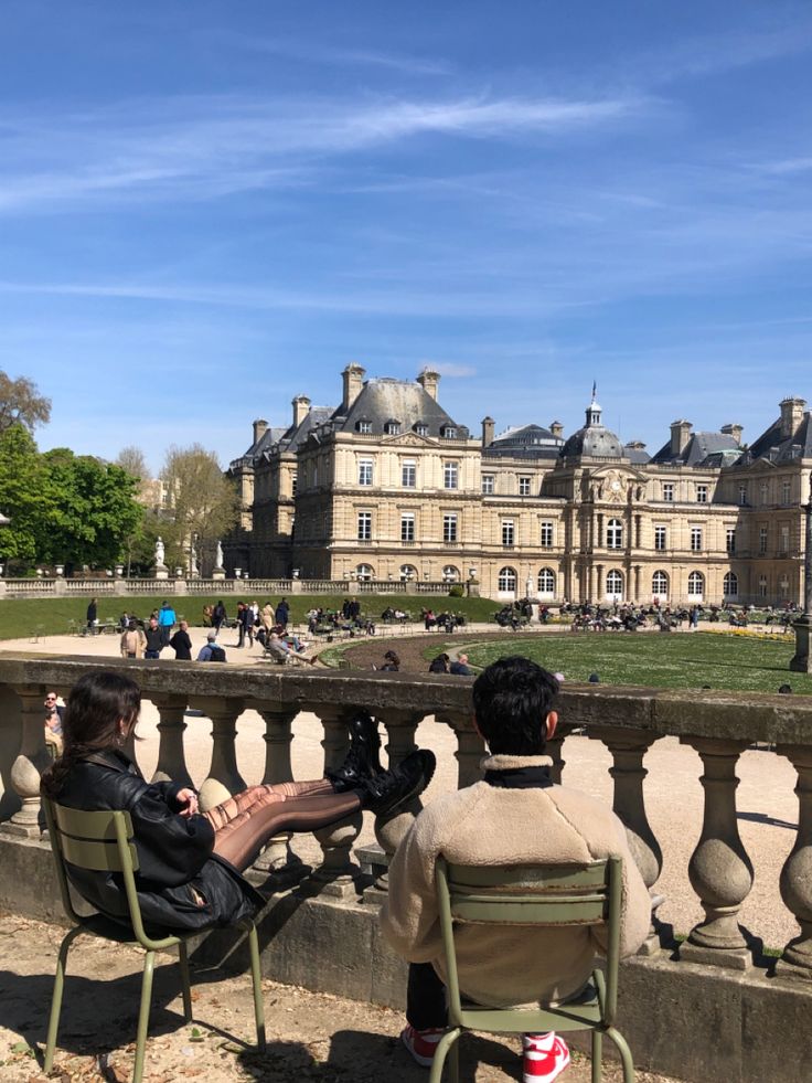 Sunny afternoon in the Luxembourg Gardens