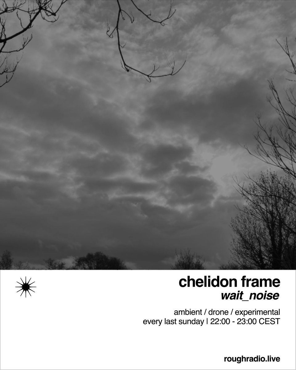 Chelidon Frame (@chelidonframe) on Twitter photo coming up later today a new episode of wait_noise on ROUGH Radio, featuring: <a href="/abulmogard/">Abul Mogard</a>, <a href="/LauraAgnusdei/">Laura Agnusdei </a>, Phonets, and more!
10PM CEST ~ ROUGH Radio (streaming only) coming up later today a new episode of wait_noise on ROUGH Radio, featuring: <a href="/abulmogard/">Abul Mogard</a>, <a href="/LauraAgnusdei/">Laura Agnusdei </a>, Phonets, and more!
10PM CEST ~ ROUGH Radio (streaming only)