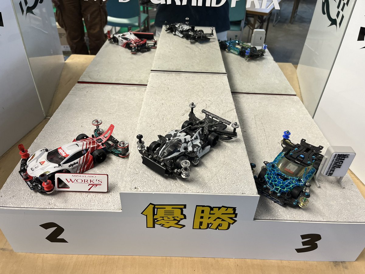 Mini4S7's tweet image. 裏 裏レース結果
優勝 きっか選手
準優勝 トオル選手
3位 shin君選手
入賞おめでとうございます🎊