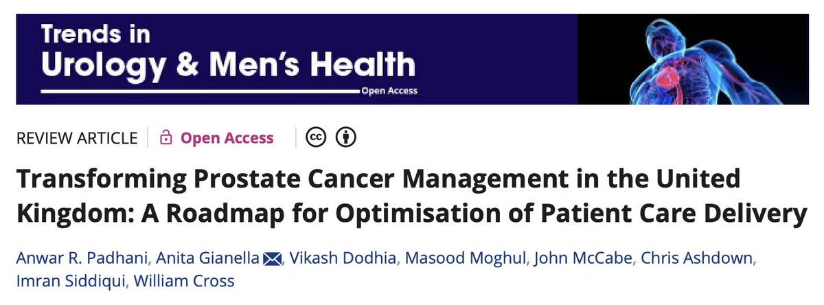 Trends in UROLOGY & MENS HEALTH (@trendsmenhealth) on Twitter photo Prostate cancer care in the UK is at a crossroads.
🔍 Late diagnoses, inequalities & system strain demand bold action.
Here's how experts plan to fix it.
🔗: onlinelibrary.wiley.com/doi/10.1002/tr…
<a href="/ProfPadhani/">Anwar Padhani</a> <a href="/DodhiaVikash/">Dr Vikash Dodhia</a> <a href="/MMoghul/">Masood Moghul</a>
#Trends #ProstateCancer #Urology Prostate cancer care in the UK is at a crossroads.
🔍 Late diagnoses, inequalities & system strain demand bold action.
Here's how experts plan to fix it.
🔗: onlinelibrary.wiley.com/doi/10.1002/tr…
<a href="/ProfPadhani/">Anwar Padhani</a> <a href="/DodhiaVikash/">Dr Vikash Dodhia</a> <a href="/MMoghul/">Masood Moghul</a>
#Trends #ProstateCancer #Urology