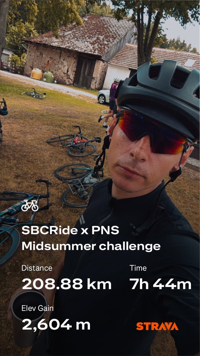 Check out my ride on Strava.
strava.app.link/ZU02eLpIAUb // Včerejší PNS Midsummer challenge