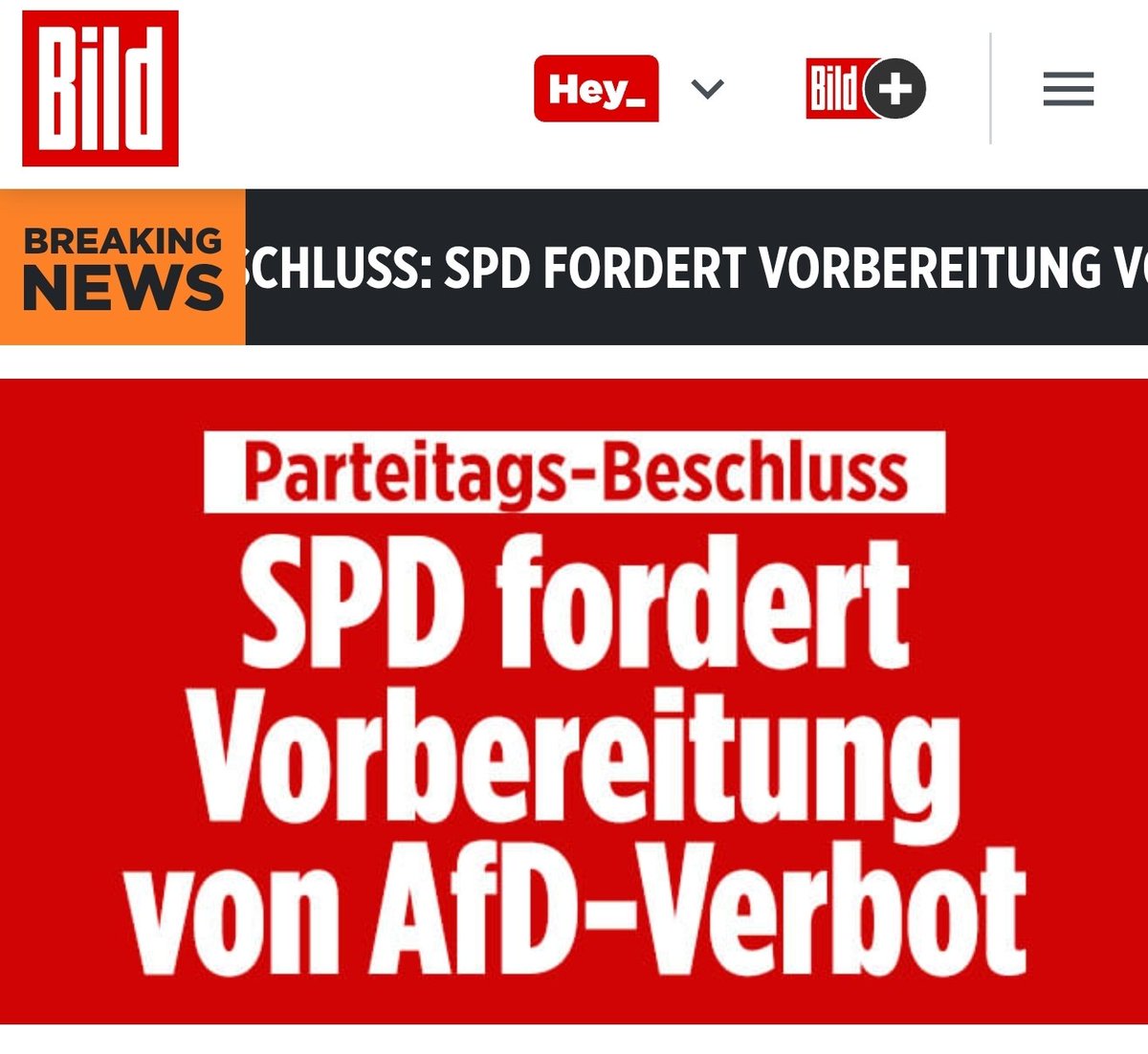 "Wer anderen eine Grube gräbt, fällt selbst hinein"
#SPD #AfDVerbot