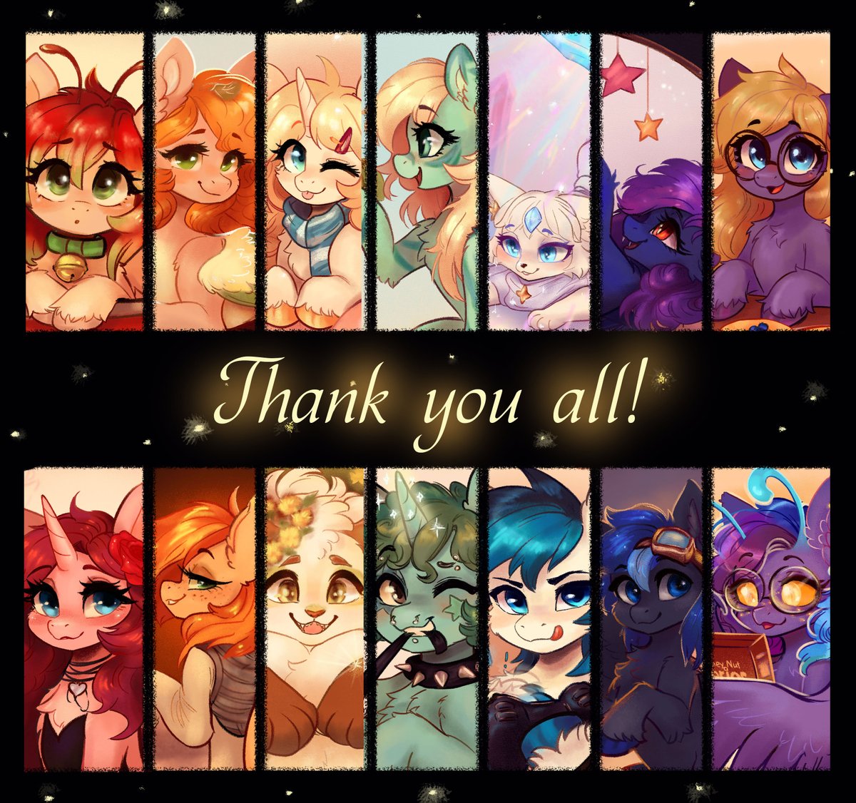 Kot Polnocny (SFW arts) (@kpolnoc) on Twitter photo What a rainbow ride! ๐
Itโs been an incredible journey! Iโve loved getting to know your OCs, their stories, and their quirks ๐
Thank you all for taking part.
My only regret that I couldnโt draw every single one of you!
But hope we meet again....
And remember: love is love ๐ณ๏ธโ๐๐ What a rainbow ride! ๐
Itโs been an incredible journey! Iโve loved getting to know your OCs, their stories, and their quirks ๐
Thank you all for taking part.
My only regret that I couldnโt draw every single one of you!
But hope we meet again....
And remember: love is love ๐ณ๏ธโ๐๐