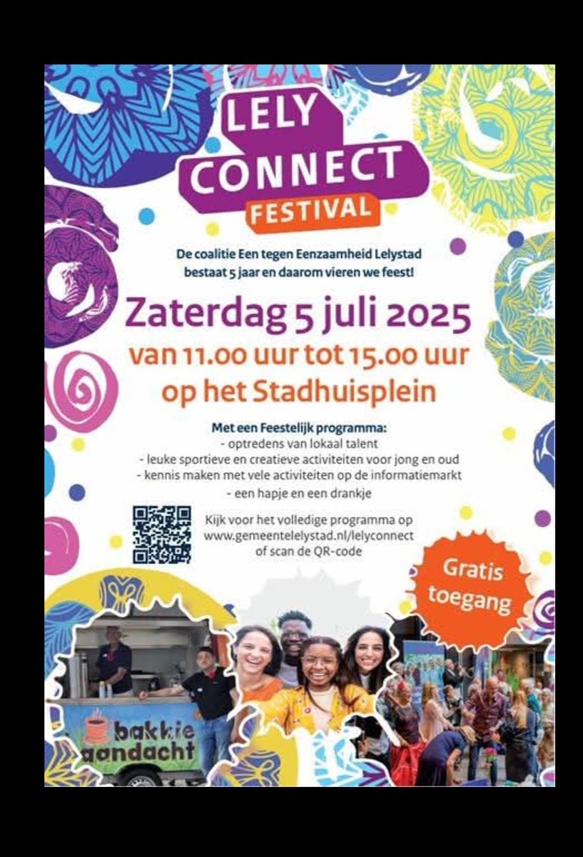 Komt allemaal naar het festival voor verbinding!