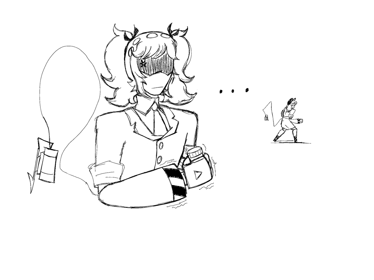 Hyper_fixer's tweet image. Little siblings be always taking your shit without asking
#SerialDesignationJ #SerialDesignationN #murdedronesfanart