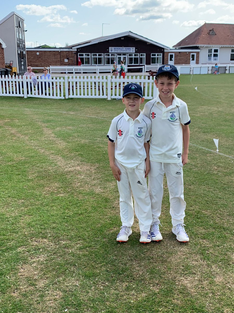 Beverley Town CC (@beverleytcc) on Twitter photo Two more from the conveyor belt of juniors from our excellent youth policy as sam and Freddie represent east Yorkshire at under 9s
Yesterday we had sixty players out either for Beverley or on loan ,mostly under 18s ,great effort
<a href="/MichaelVaughan/">Michael Vaughan</a>
<a href="/BumbleCricket/">David 'Bumble' Lloyd</a>
<a href="/YorkshireCCC/">Yorkshire CCC</a> Two more from the conveyor belt of juniors from our excellent youth policy as sam and Freddie represent east Yorkshire at under 9s
Yesterday we had sixty players out either for Beverley or on loan ,mostly under 18s ,great effort
<a href="/MichaelVaughan/">Michael Vaughan</a>
<a href="/BumbleCricket/">David 'Bumble' Lloyd</a>
<a href="/YorkshireCCC/">Yorkshire CCC</a>