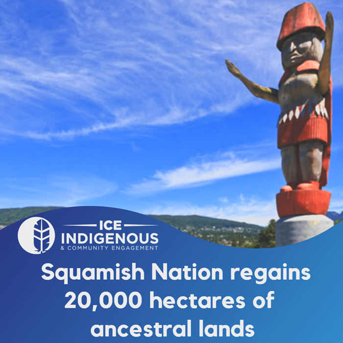 The agreement adds 20,000 ha of legally protected land—equal to about 50 Stanley Parks, or nearly double the land area of Vancouver—to the Nation’s territory. lnkd.in/gPVptJvq. #indigenous