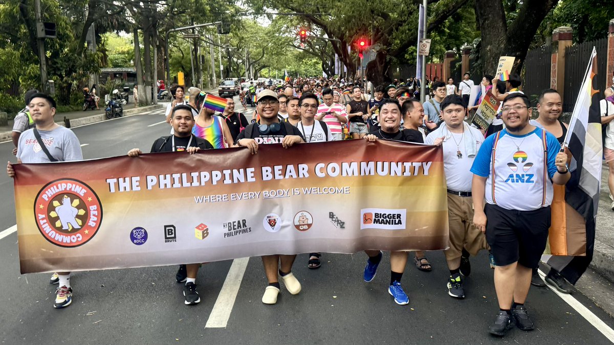 Bear Community March @ <a href="/tfpridePH/">Pride PH</a> Lov3Laban sa Diliman!

THANK YOU FOR PARTICIPATING!!! 

🐻🤎🐻🤎🐻

Full set of photos here:
facebook.com/share/p/19JwHo…