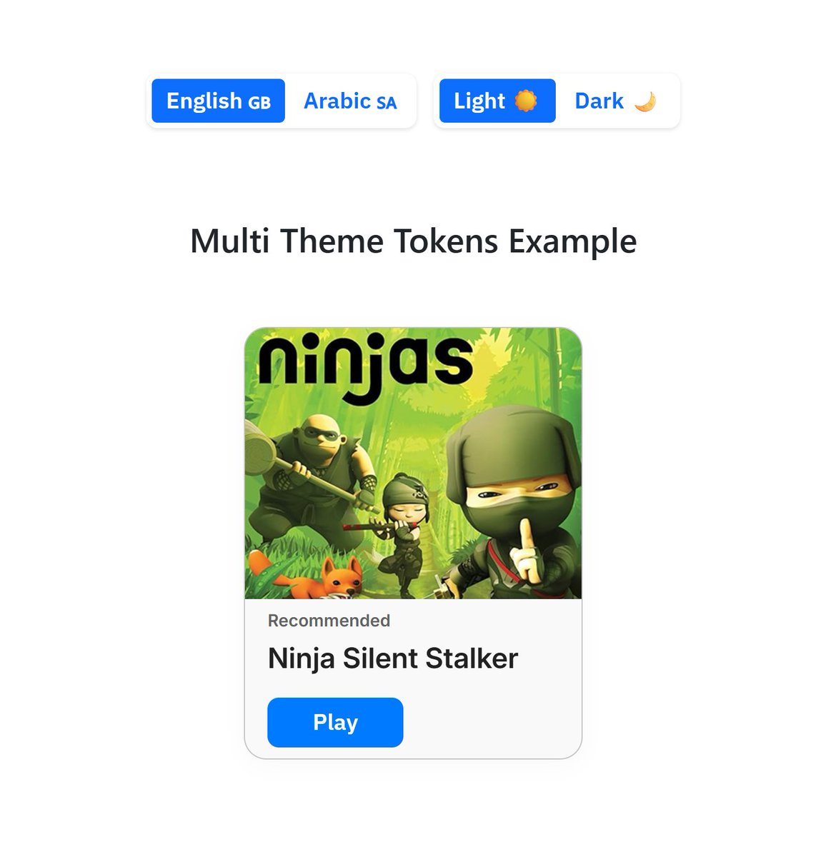 حصاد شهرين في <a href="/Cradisar/">Cradis | كراديس</a> عملنا علي إنشاء four themes لكارد اللعبة ( English- Arabic- Light Mood- Dark mood ) 
طبقنا علي الكارد ثلاث مستويات وهما (Option Tokens - Alias Tokens- Component Specific Tokens )  
انتظروا مشروع تخرج رهيب طبقنا فيه كل اللي اتعلمناه 🎂🎂