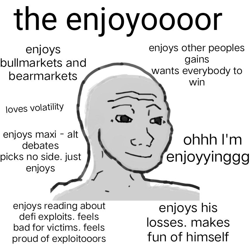 CryptoBarbo's tweet image. GM #Crypto enjoyers ☀️