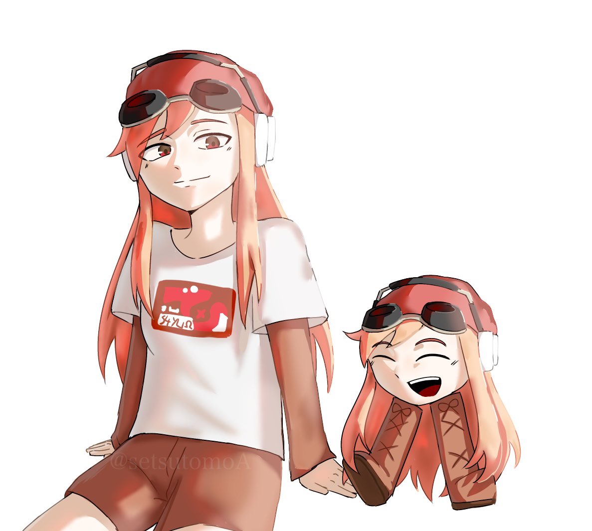 setsutomoA's tweet image. Meggy &amp;amp; Leggy
#SMG4 #SMG4fanart #SMG4Meggy #SMG4Leggy