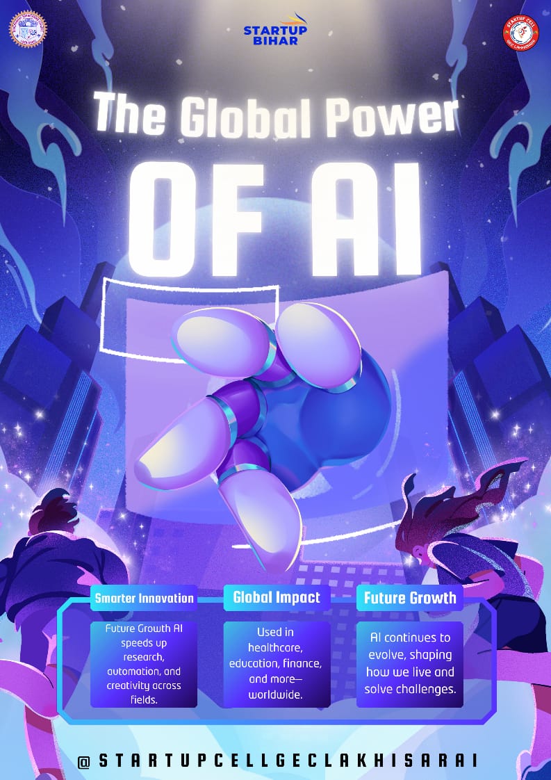 startupcellgecl's tweet image. 🌍 Unleashing the Global Power of AI 🤖
AI is transforming industries, solving real-world problems &amp;amp; driving innovation worldwide.

🚀 Smarter research
🌐 Global impact
📈 Future-ready solutions

Powered by Startup Bihar | @startupcellgeclakhisarai
#AIForTheFuture #StartupBihar