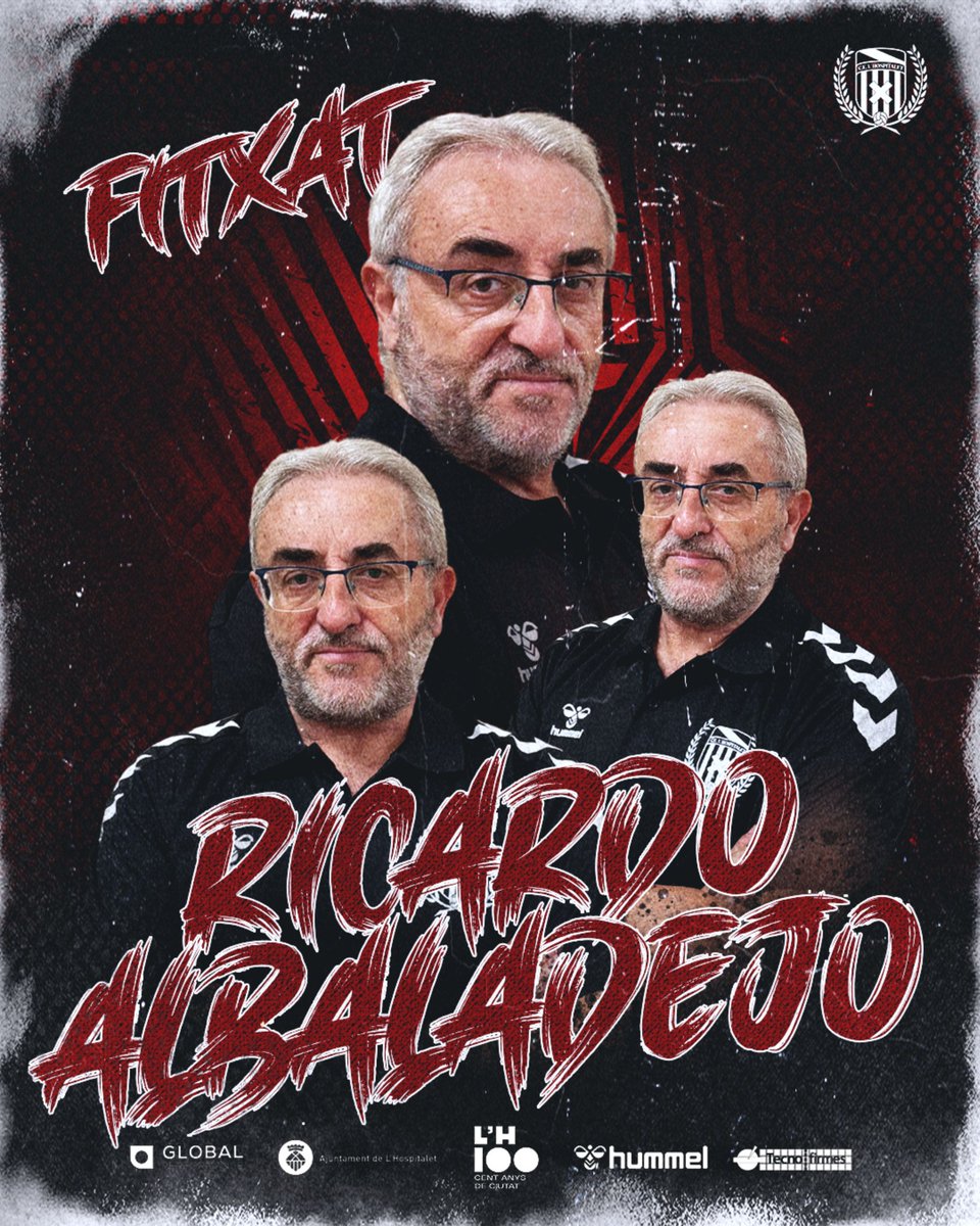 [FITXATGE]

🤝 Torna a casa Ricardo Albaladejo! L'hospitalenc farà tasques de delegat de camp en els partits a l'Estadi Municipal, formant equip amb <a href="/JoniPerea/">Joni Perea</a>. Bentornat, Ricardo!

#CELH2526