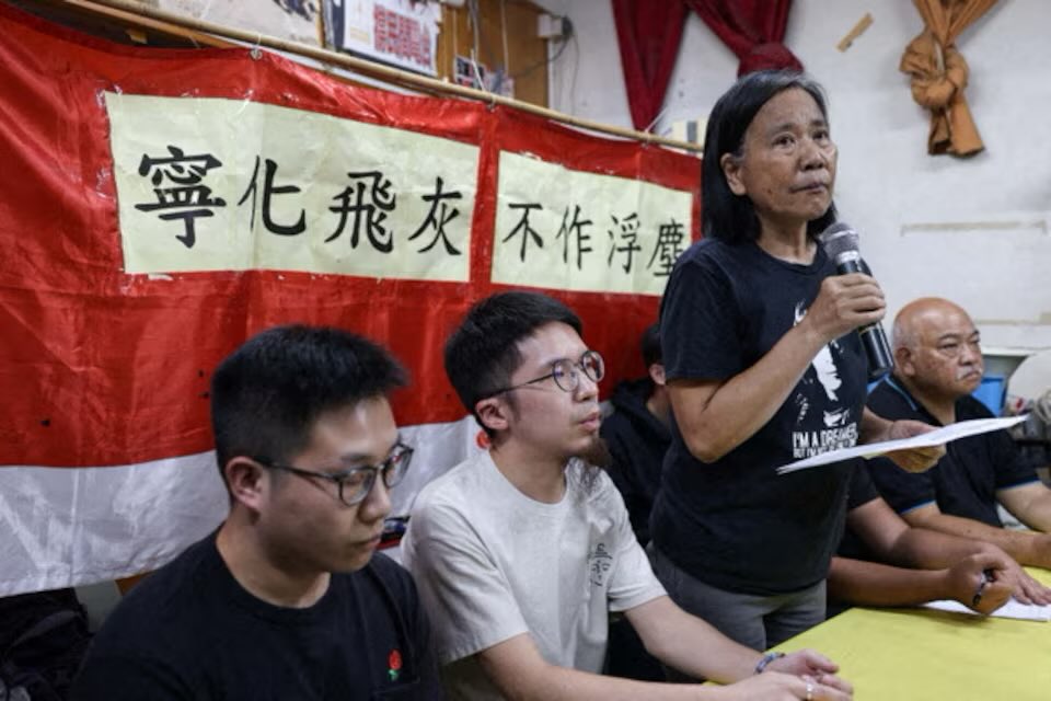 "We have endured hardships of internal disputes and the near total imprisonment of our leadership while witnessing the erosion of civil society, the fading of grassroots voices, the omnipresence of red lines and the draconian suppression of dissent," Chan told reporters.