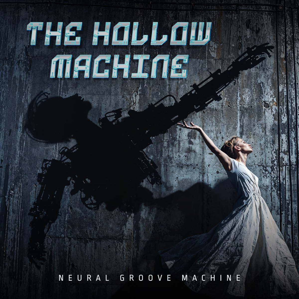 Automation, unmasked. The Hollow Machine tears through metal and circuitry—a 3-track blast of jagged riffs, glitch-scarred beats, and the fight for autonomy. Out everywhere now.