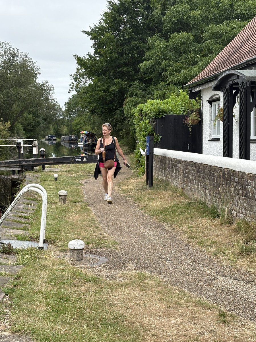Mrs George is 3 miles into her walk.