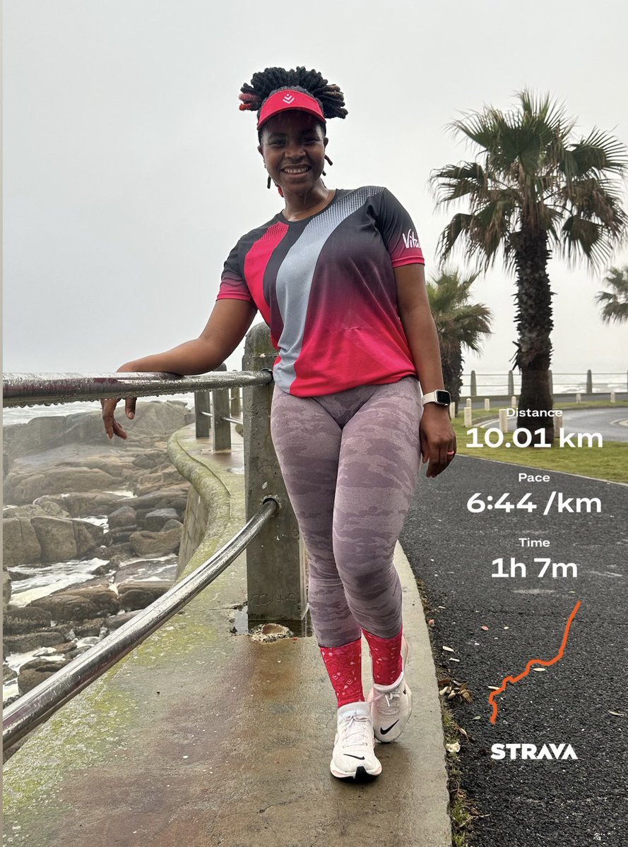 A nice run, despite Cape Town’s rainy weather