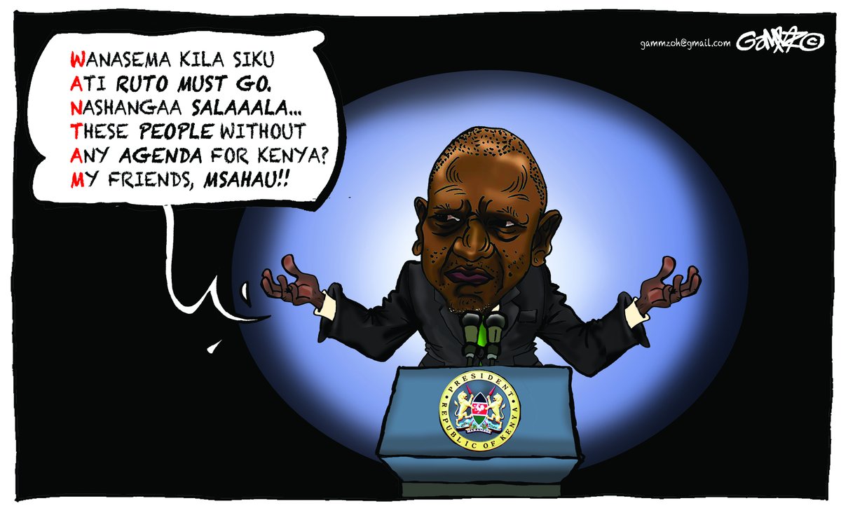 GAMMZ (@kiddogammz) on Twitter photo #RutoMustGo Read between the lines... Cartoon for <a href="/StandardKenya/">The Standard Digital</a> <a href="/KTNNewsKE/">KTN News</a> <a href="/ktnhome_/">KTN ENTERTAINMENT</a> #RutoMustGo Read between the lines... Cartoon for <a href="/StandardKenya/">The Standard Digital</a> <a href="/KTNNewsKE/">KTN News</a> <a href="/ktnhome_/">KTN ENTERTAINMENT</a>
