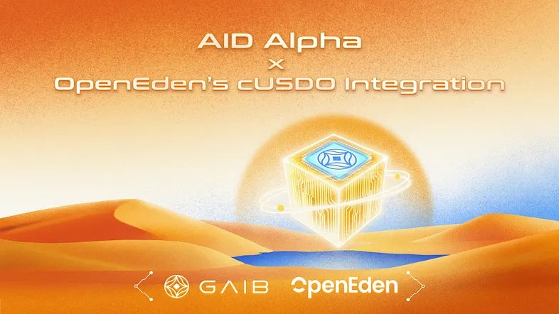 Yvves (@tobilobapaul55) on Twitter photo WHAT’S NEW ON GAIB?
🧵🧵🧵🧵
<a href="/gaib_ai/">GAIB 🟠 | RWAiFi</a> AID Alpha x <a href="/OpenEden_X/">OpenEden</a> cUSDO Integration:
<a href="/gaib_ai/">GAIB 🟠 | RWAiFi</a> AID Alpha vault now accepts cUSDO, bringing AI powered yield into the world of U.S. Treasury backed stablecoins.
This is Big because GAIB just connected GPU backed AI yield with WHAT’S NEW ON GAIB?
🧵🧵🧵🧵
<a href="/gaib_ai/">GAIB 🟠 | RWAiFi</a> AID Alpha x <a href="/OpenEden_X/">OpenEden</a> cUSDO Integration:
<a href="/gaib_ai/">GAIB 🟠 | RWAiFi</a> AID Alpha vault now accepts cUSDO, bringing AI powered yield into the world of U.S. Treasury backed stablecoins.
This is Big because GAIB just connected GPU backed AI yield with