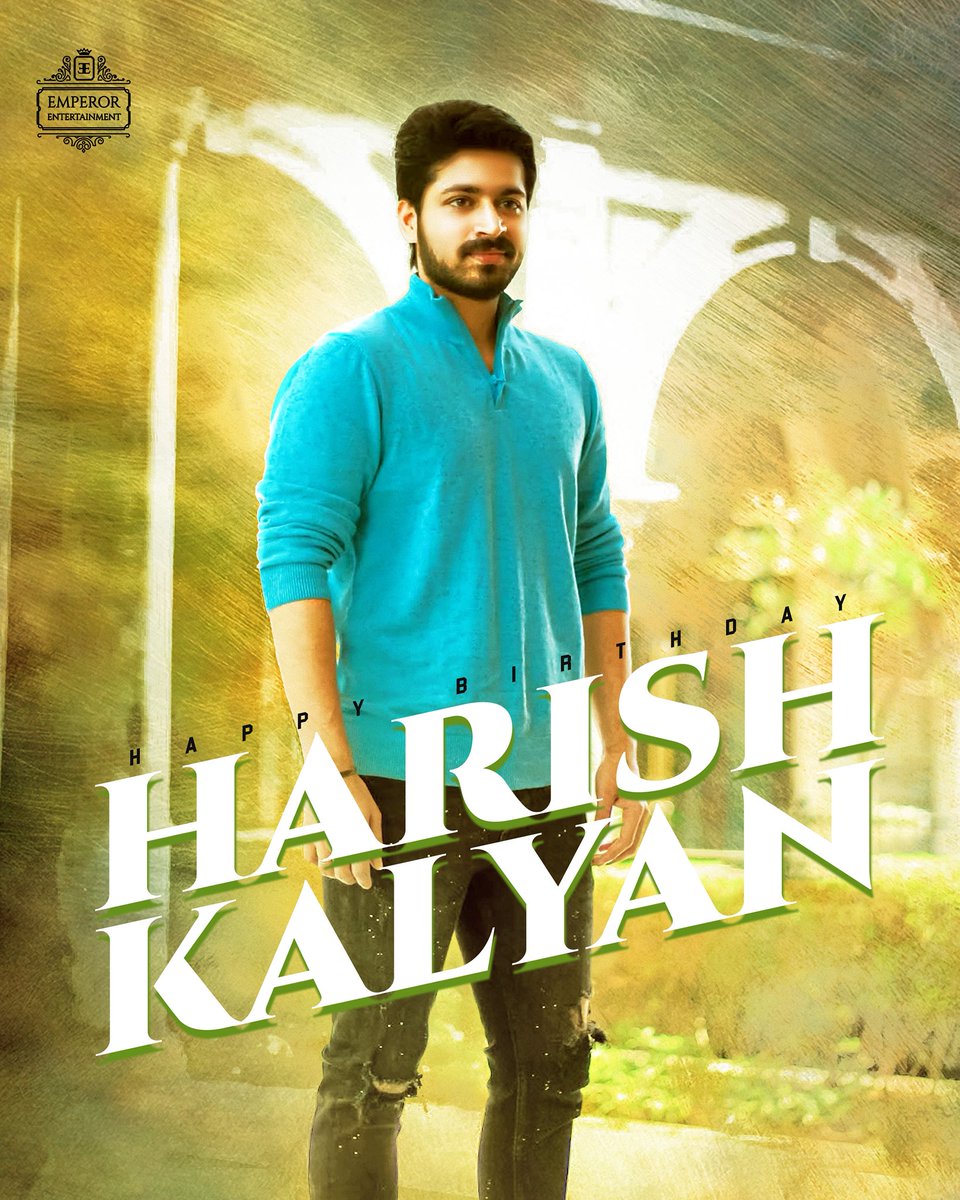 Emperor Ent Official (@entemperor) on Twitter photo Wishing the charmin actor <a href="/iamharishkalyan/">Harish Kalyan</a> a ride full of laughter, love, and happy moments ๐
#HBDHarishKalyan #EmperorEntertainment Wishing the charmin actor <a href="/iamharishkalyan/">Harish Kalyan</a> a ride full of laughter, love, and happy moments ๐
#HBDHarishKalyan #EmperorEntertainment
