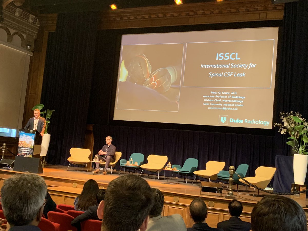 SpinalCSFCanada's tweet image. 📢 Exciting news from the #2025IntracranialHypotension conference in Amsterdam!
@PeterGKranz presented the launch of @issclsociety , the first international society for physicians for #SpinalCSFLeak A major step forward for global collaboration and research in this field!💧🌍