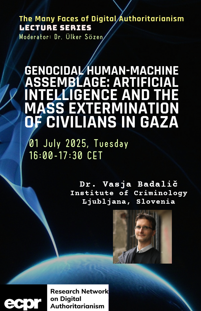 ECPR Digital Authoritarianism Research Network (@digitalaut_ecpr) on Twitter photo 🚨 Save the date: 1 July 16:00 CET
🔎 Find the zoom link: ecpr.eu/news/news/deta…
<a href="/Vasja_Badalic/">Vasja Badalič</a> <a href="/ulker_sozen/">Ülker Sözen</a> 🚨 Save the date: 1 July 16:00 CET
🔎 Find the zoom link: ecpr.eu/news/news/deta…
<a href="/Vasja_Badalic/">Vasja Badalič</a> <a href="/ulker_sozen/">Ülker Sözen</a>