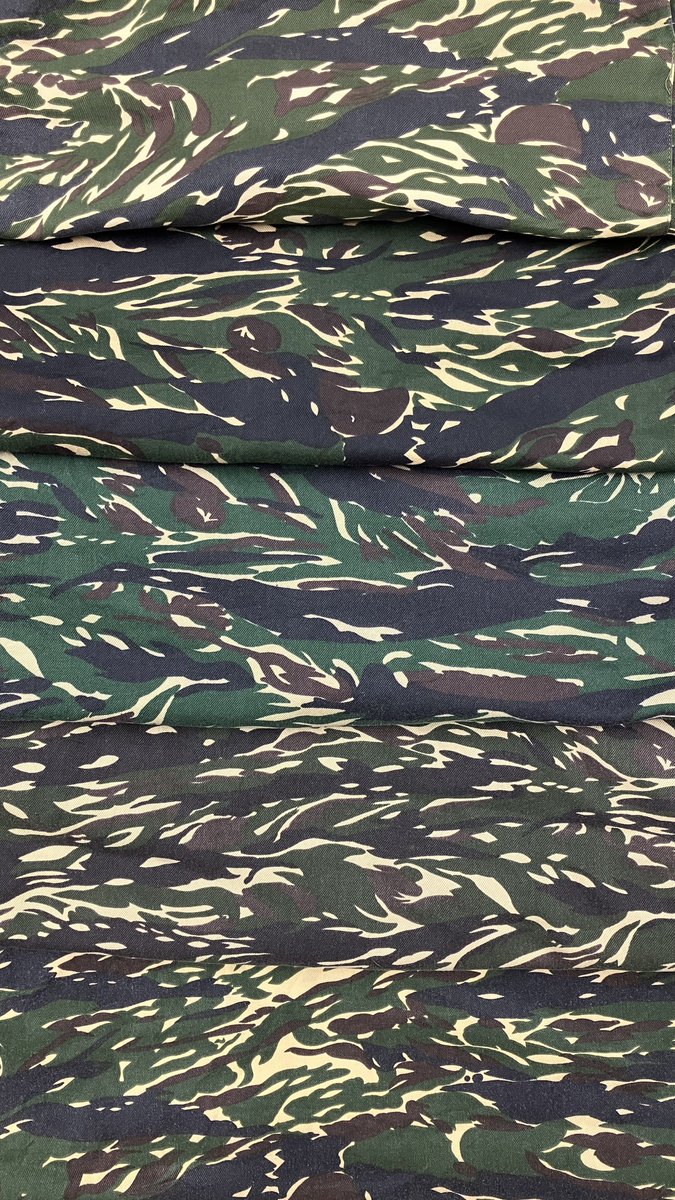 Tungxeng113's tweet image. Various shades and patterns of Taiwanese Marines Corps Tiger Stripes taken from a buddy of mine