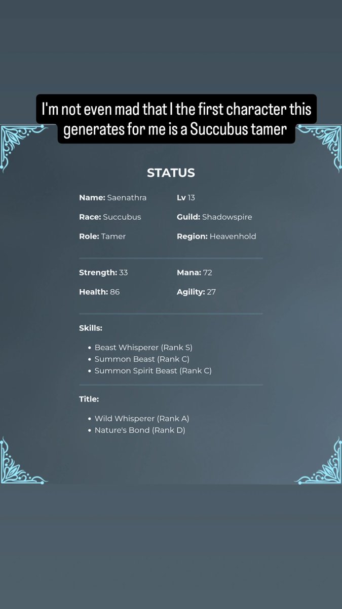 When I asked the universe for a sign that I should focus more on my art than my **career** I wasn't expecting to be inspired to draw myself a BDSM Demonsona but who am I to question the signs?