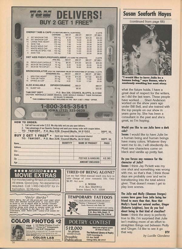 rachie_q's tweet photo. Daytime TV - Everything you wanted to know about DOOL - Oct, 1992
#Days #DaysofOurLives #DOOL #SusanSeaforthHayes #BillHayes #Julie #Doug #Doulie #Jedllan #GloriaLoring #CharlotteRoss #BillyWarlock #RickHearst #ThaaoPenghlis https://t.co/Uy1sD1zQcQ