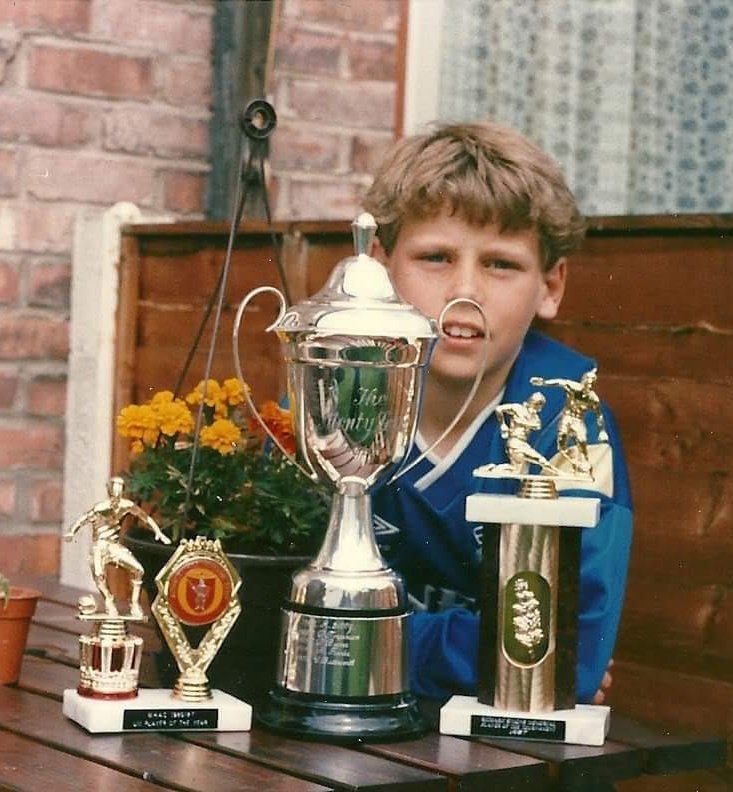 Mossley Hill Player of the Year &amp; Halewood Summer Tournament Player of The Year - 1986
I was my youngest son's age on this 😱
