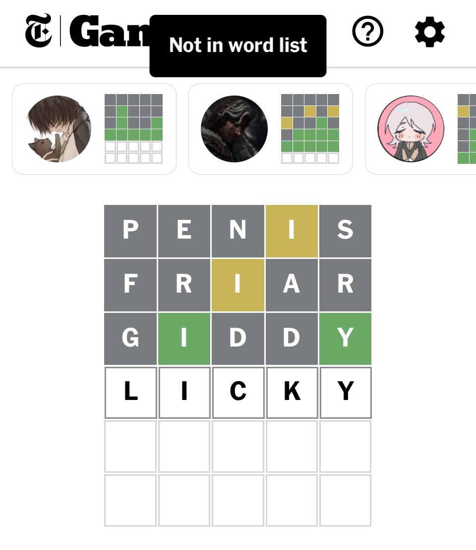 ethicalyaoifan's tweet photo. FUCK YOU WORDLE!!!! https://t.co/afN8HXGtgU