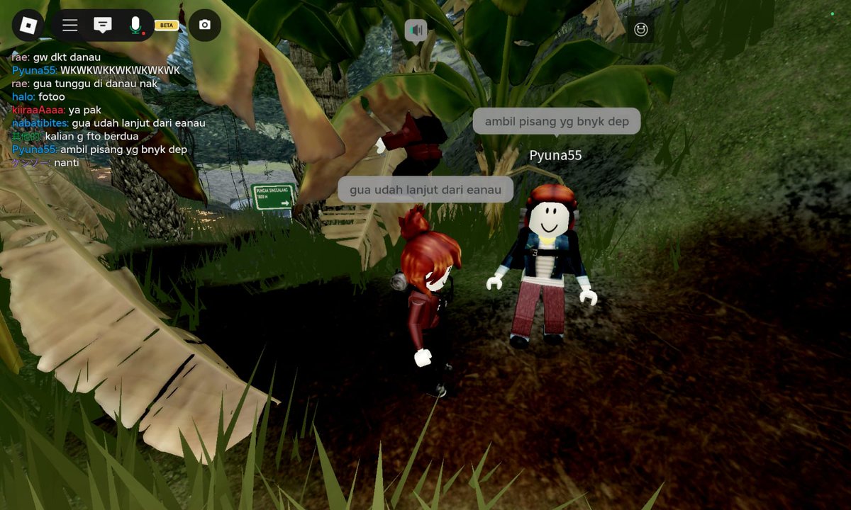 devloavs's tweet image. Kok nyangkut di pohon pisang sih 😭😭😭, mana ga bisa turun lagi 🤣