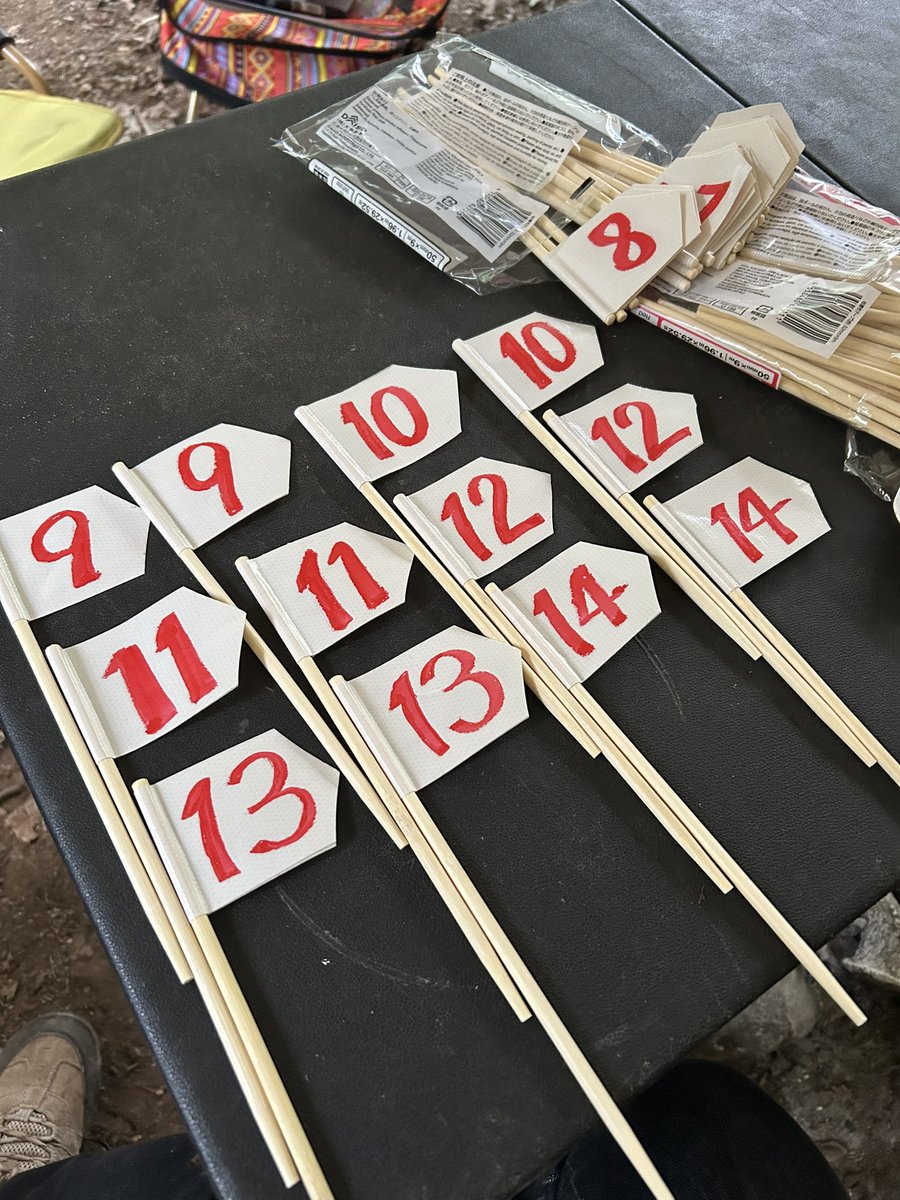 RC_mocomoco's tweet image. SWRC🏎️7月13日🚩大会に向けて‼️
旗🏁210本つくったよー🤗💕

コースは間違いなくパワーアップしているので🤭お楽しみにー！！

#ラジコン女子 #クローラー #SWRC