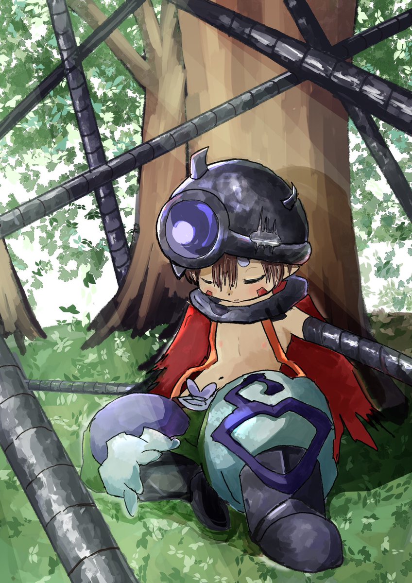 StoneOnTukemono's tweet image. レグ/ メイドインアビス
「昼寝中」