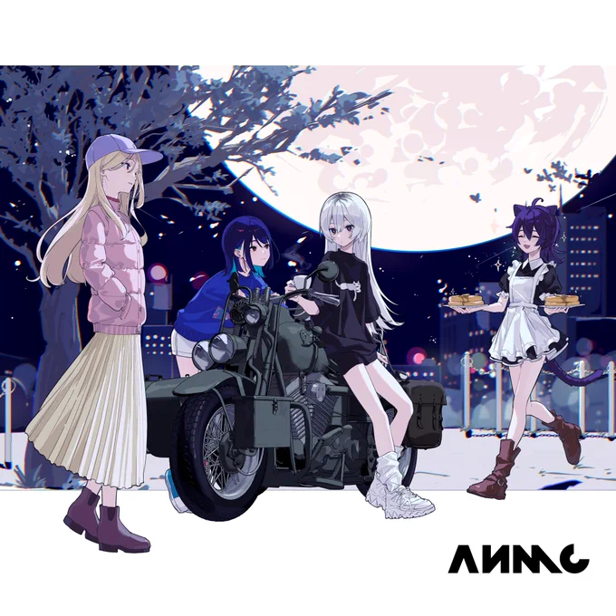 インディーゲーム×音楽のプロジェクト「ANMC」のKVを描かせていただきました