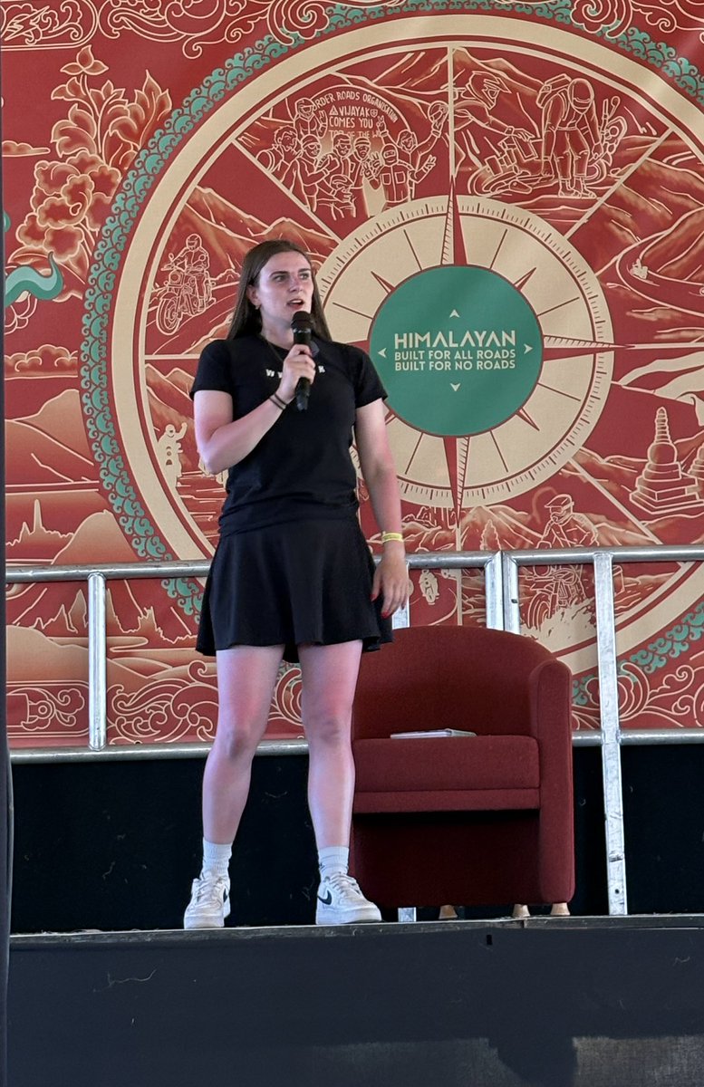 Great to meet <a href="/usernamekate_/">Usernamekate</a> <a href="/ABRmagazine/">Adventure Bike Rider</a> 2025, a fantastic insight into being a YouTuber