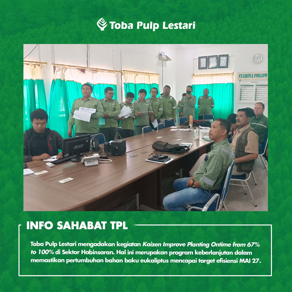 tobapulp_id's tweet photo. TPL JAYA!

Hai Sahabat Toba Pulp Lestari,
Yuk, kita intip sejenak rangkaian kegiatan menarik kami selama sepekan terakhir!

https://t.co/JEwk6PE2xR

#TPLJaya
#TobaPulpLestari
#TPL
#TPLHadirBerkontribusi
#LifeatTobaPulpLestari
#GoodForCommunity
#GoodForCountry
#InfoSahabatTPL https://t.co/LCgPH1Cd6X