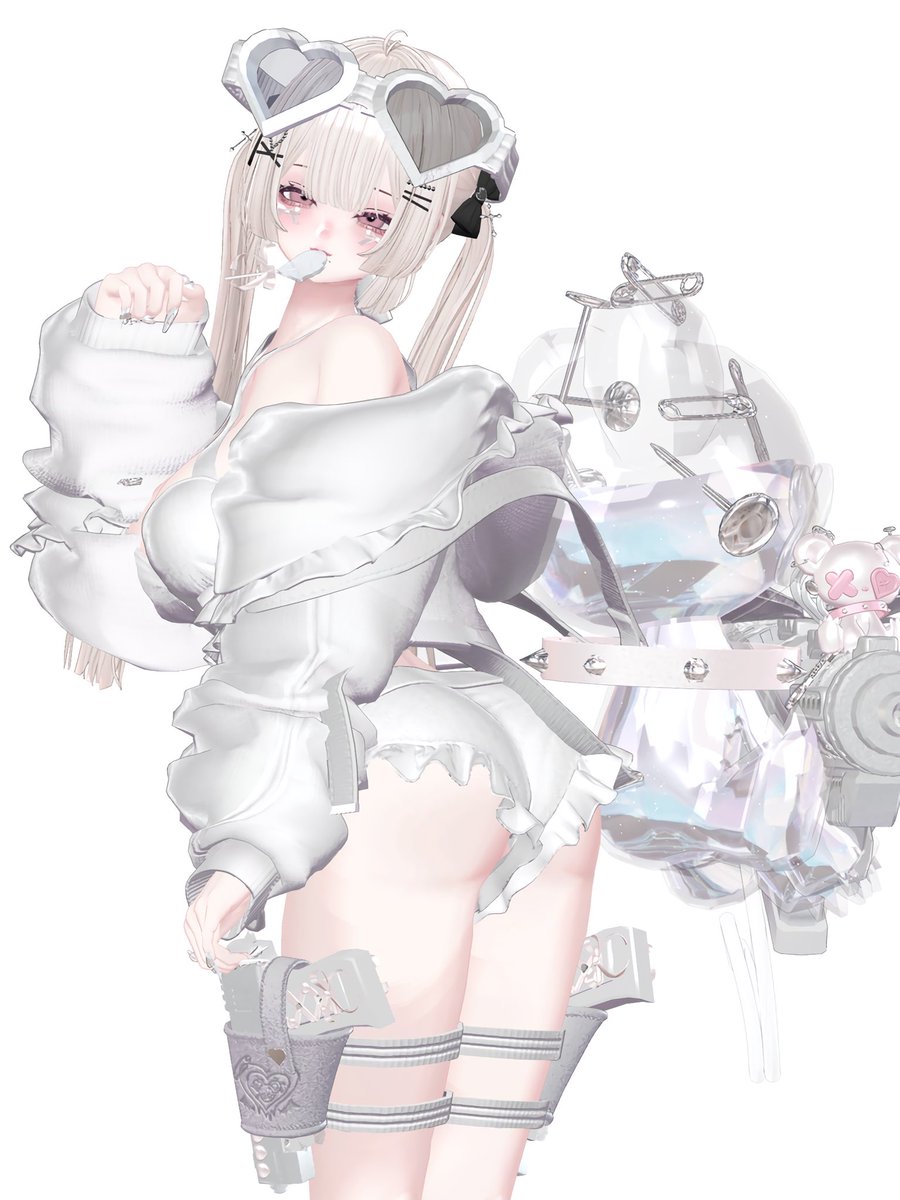 a__zuu__'s tweet image. キャンペーンでお洋服いただきました߹~߹
かわいすぎる🎀🤍
#Shuan3D #S2KGLS #DrugAngel #sss_art