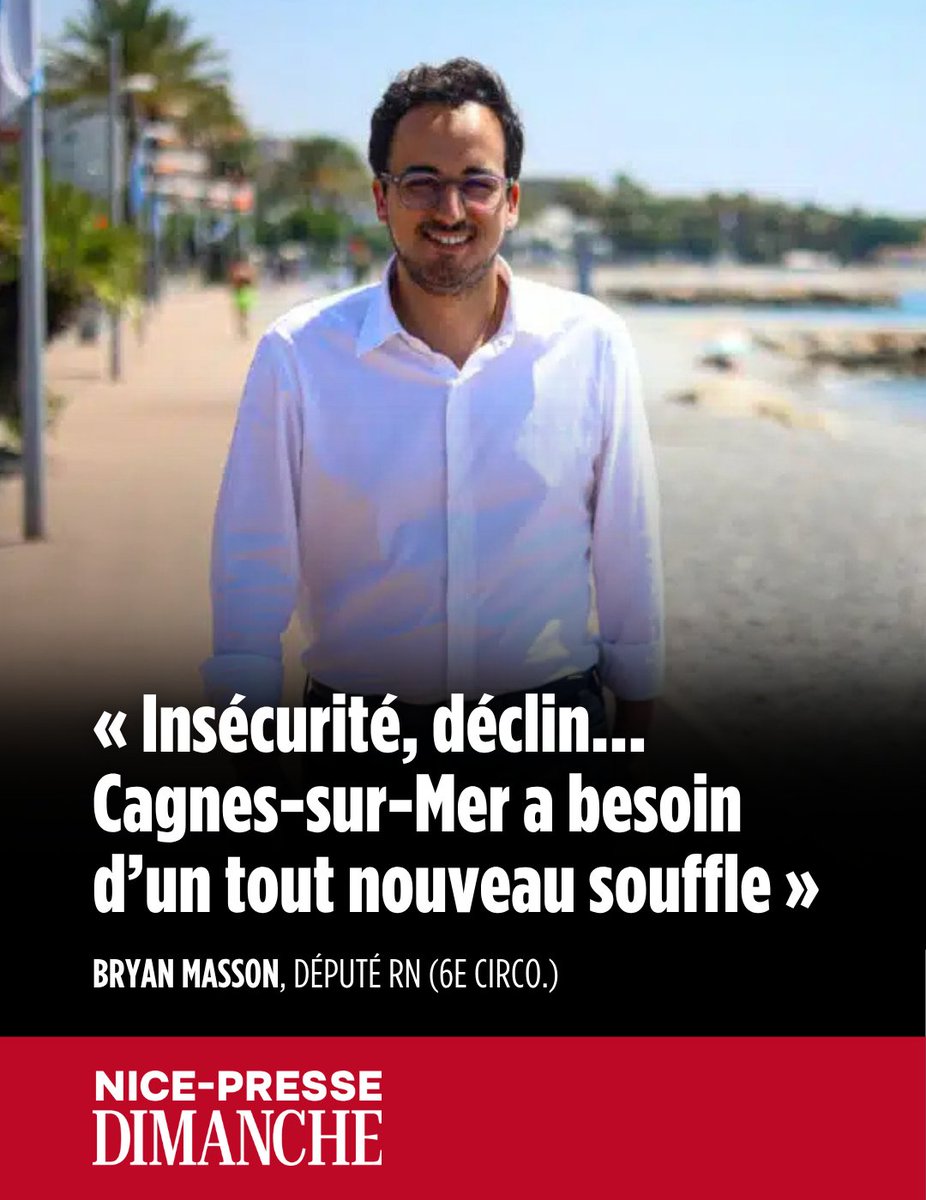Nice-Presse (@nicepresse) on Twitter photo 📍 Quels sont les combats du RN à Cagnes-sur-Mer ?
Actu locale, Métropole niçoise, grandes priorités... Le député <a href="/MassonBryan/">Bryan Masson</a> est l'invité de Nice-Presse Dimanche
➡️ nicepresse.com/insecurite-dec… 📍 Quels sont les combats du RN à Cagnes-sur-Mer ?
Actu locale, Métropole niçoise, grandes priorités... Le député <a href="/MassonBryan/">Bryan Masson</a> est l'invité de Nice-Presse Dimanche
➡️ nicepresse.com/insecurite-dec…