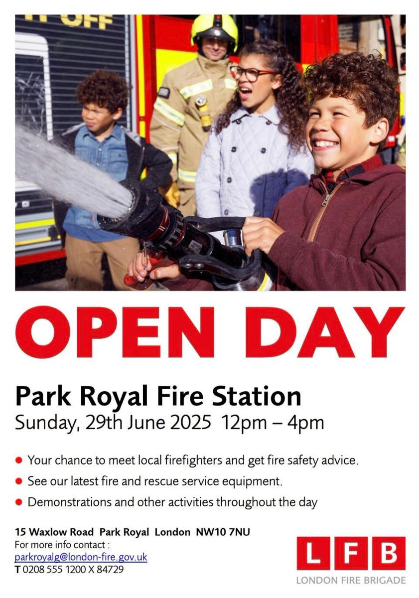 Stonebridge Police (@mpsstonebridge) on Twitter photo We are at Park Royal Fire Station until 4:00 PM today. Come by and meet your local policing team.
We look forward to seeing you!
<a href="/metpoliceuk/">Metropolitan Police</a> <a href="/MPSBrent/">Brent MPS | North West BCU</a>
#StonebridgeCommunityPolicingTeam We are at Park Royal Fire Station until 4:00 PM today. Come by and meet your local policing team.
We look forward to seeing you!
<a href="/metpoliceuk/">Metropolitan Police</a> <a href="/MPSBrent/">Brent MPS | North West BCU</a>
#StonebridgeCommunityPolicingTeam