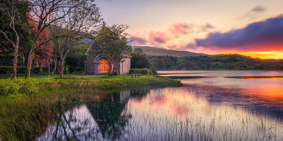 This is Ireland 🇮🇪☘️ (@thisisireland3) on Twitter photo Gougane Barra at First Light 🌄
At sunrise, Gougane Barra transforms into a realm of colour and calm. The little chapel, kissed by the vibrant light of dawn, stands quietly by the lake—its reflection shimmering in hues of gold & rose
📍West Cork 💚
📸 João Pata
<a href="/gouganebarra/">Gougane Barra Hotel</a> Gougane Barra at First Light 🌄
At sunrise, Gougane Barra transforms into a realm of colour and calm. The little chapel, kissed by the vibrant light of dawn, stands quietly by the lake—its reflection shimmering in hues of gold & rose
📍West Cork 💚
📸 João Pata
<a href="/gouganebarra/">Gougane Barra Hotel</a>