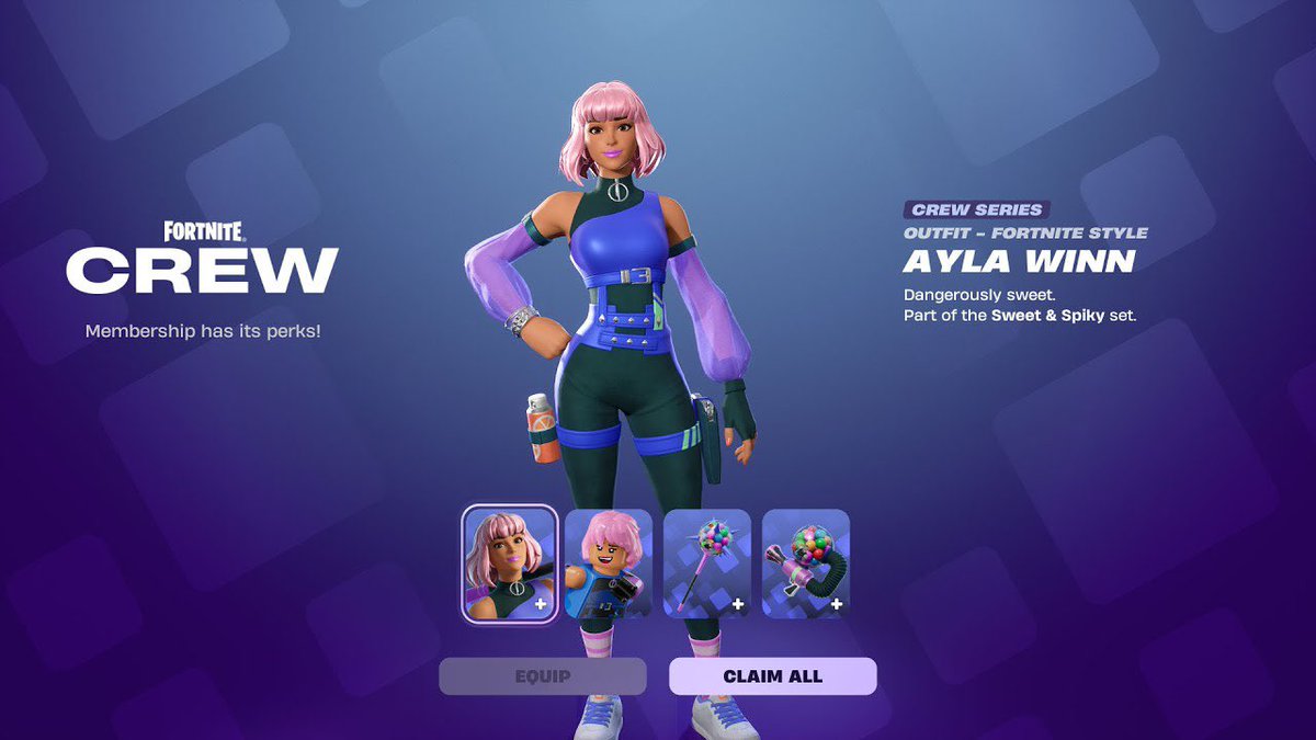 Rever1s's tweet image. Fortnite Crew Pack 🥳 

— Retweet 
— Follow Me w/ Notis🛎️

Ends 24 Hours, Good Luck 🍀