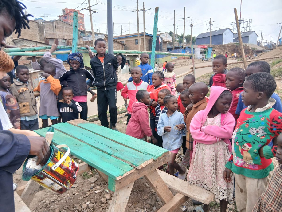 Turning our green spaces into places where kids can laugh and play is what we’re all about. Proud to see Mathare Community Park growing into a spot for everyone. 🌿💚 #MathareCommunityPark