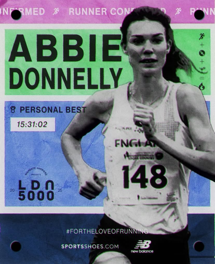 Highgate Harriers (@highgateharrier) on Twitter photo Next for our Women’s A Race is <a href="/abbiedonnelly11/">abbie donnelly</a>. Posting a 5000M PB of 15:31:32, Abbie’s been on a tear in 2025, including a marathon of 2:26:21.
📍Parliament Hill
📆 4th July 1800-2200
We are proud to present the LDN5000, proudly supported by <a href="/NBRunning/">New Balance Running</a> and
<a href="/sportsshoes_com/">sportsshoes_com</a>. Next for our Women’s A Race is <a href="/abbiedonnelly11/">abbie donnelly</a>. Posting a 5000M PB of 15:31:32, Abbie’s been on a tear in 2025, including a marathon of 2:26:21.
📍Parliament Hill
📆 4th July 1800-2200
We are proud to present the LDN5000, proudly supported by <a href="/NBRunning/">New Balance Running</a> and
<a href="/sportsshoes_com/">sportsshoes_com</a>.