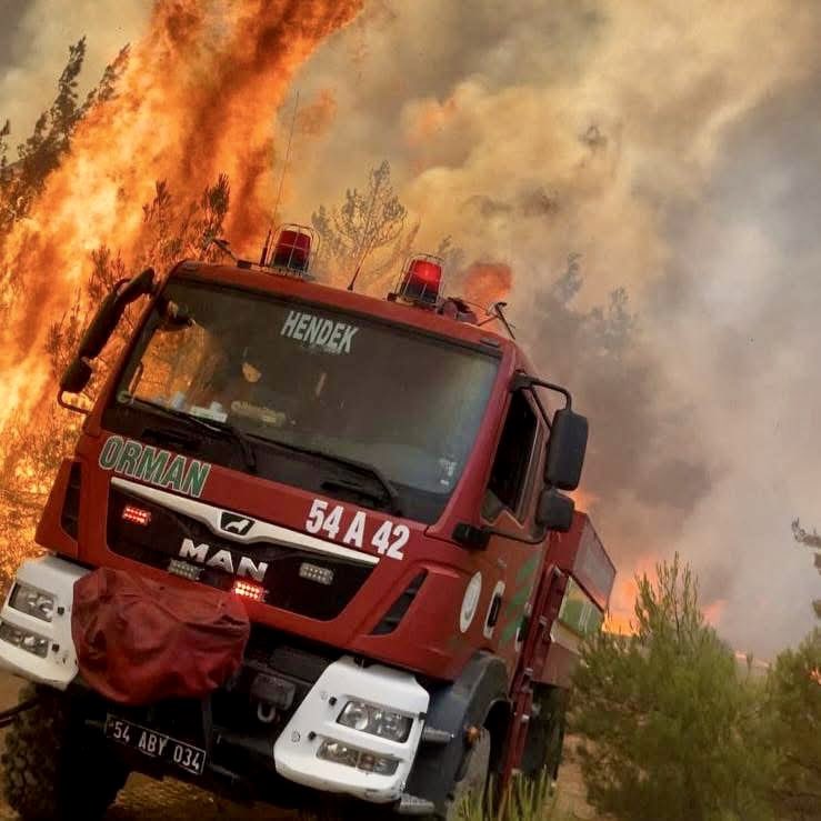 Yeşil Vatanımız için…
Orman yangınlarıyla mücadelede görev alan tüm kahramanlara minnettarız. 🌲

İnsanüstü bir gayretle, canla başla alevlerle mücadele eden ateş savaşçıları; itfaiyecilerimize, orman teşkilatımız çalışanlarına ve gönüllü vatandaşlarımıza yürekten teşekkür