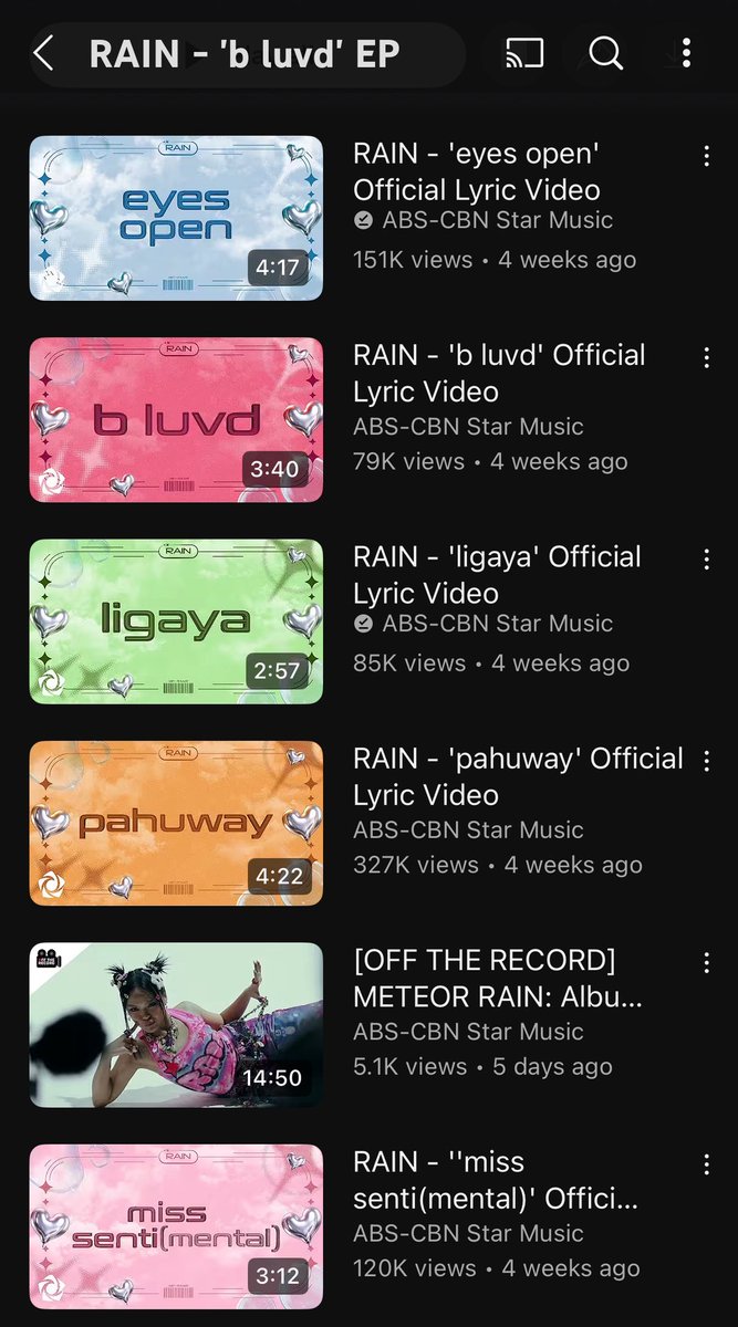 mangophi's tweet photo. san na po updated milestones? last week pa nag 1M+ streams for EP 🙏

Spotify
- 1.41M+ all-time streams
- 159k+ monthly listeners
- pahuway in OPM rising chart
- pahuway 4 weeks in local pulse charts

updated iTunes chart ⬇️

@StarMusicPH https://t.co/njKjuAr95w