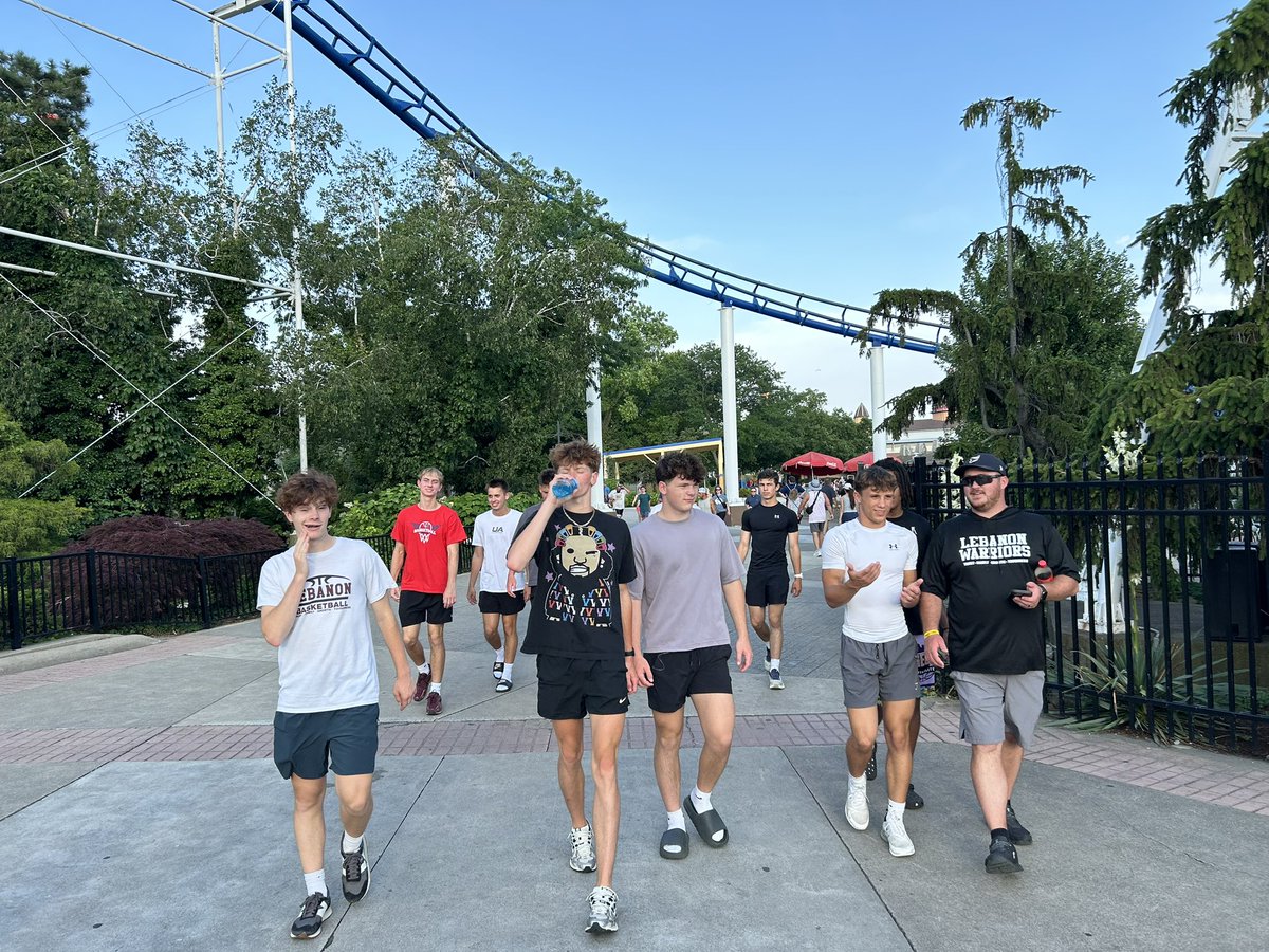 Team bonding at Cedar Point.