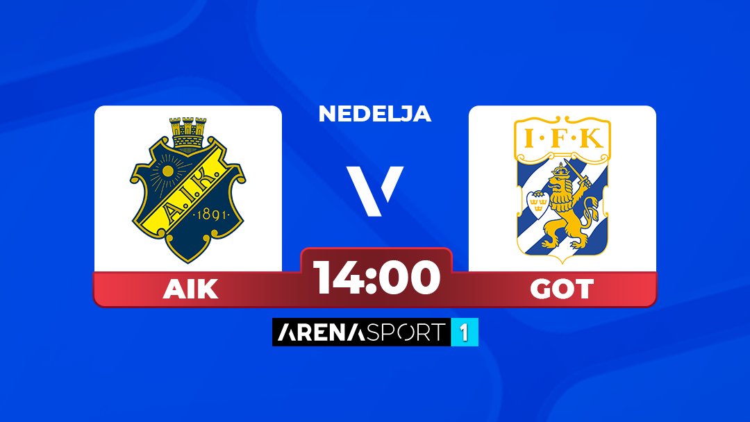 🇸🇪 Švedski fudbal na Areni Sport 1!