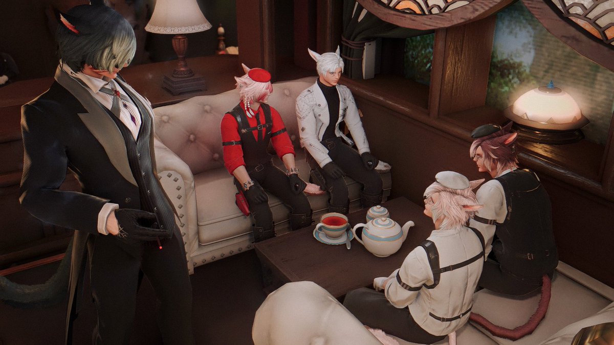 http_rin's tweet image. butler cafe 🐈‍⬛

#tailcoatsxiv